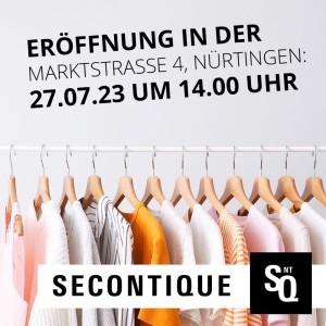 Eröffnung SECONTIQUE Nürtingen