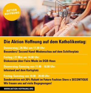 Kleidermärkte der Aktion Hoffnung